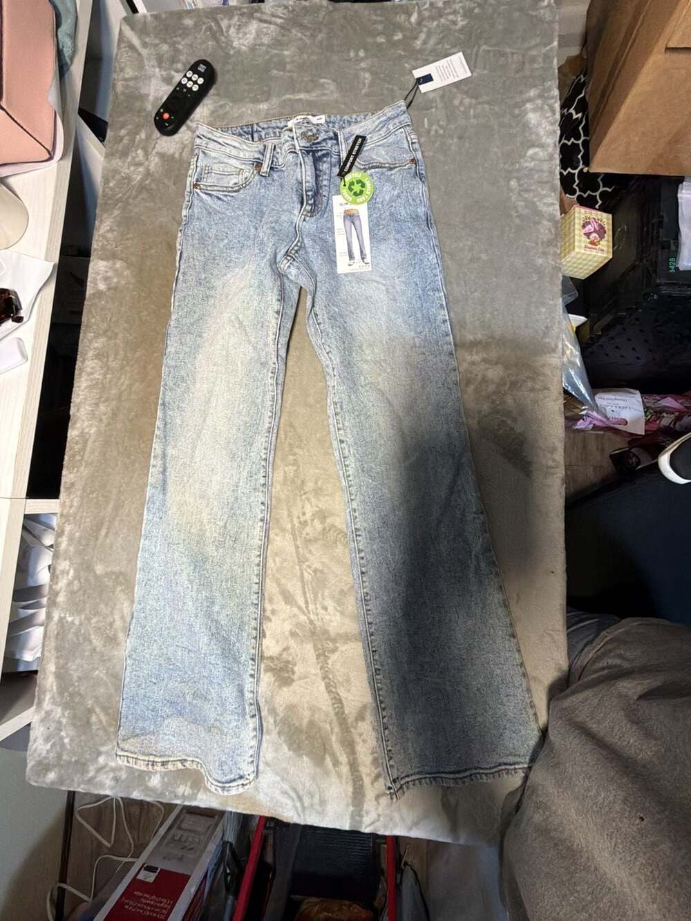 S.O.N.G. Slim Boot Comfort Stretch Light Acid Wash Jeans
